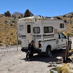 Salome ist müde nach der Wanderung auf 3600müm