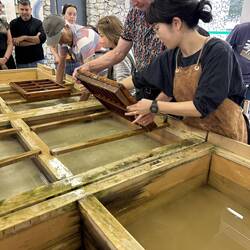 Tilt and drain further.