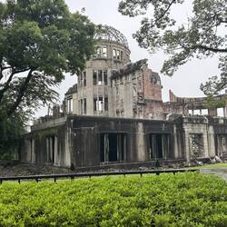 Remains of the church.