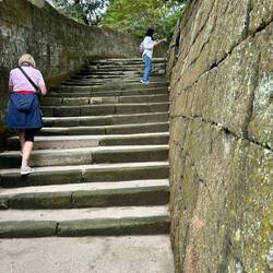 This staircase was used for the filming of a Japanese television series called Segodon.