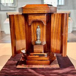 Small wooden Butsudan Buddhist shrine/alter.