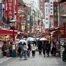 Main street of China town.