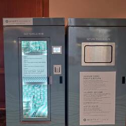 Handtuchautomat vom Hyatt