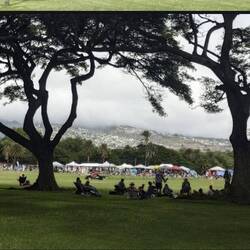Wettbewerbe und Spiele im Park