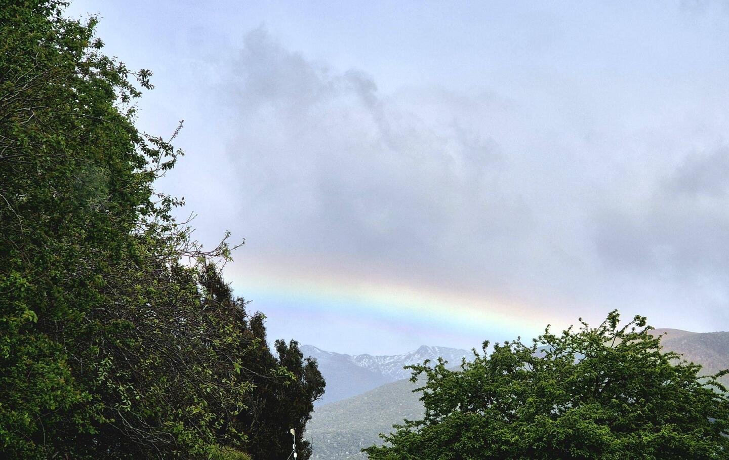 Schöner Regenbogen 🌈 am Morgen