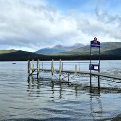 Unser Wasser-Taxi zum Keppler Track