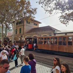 End of tram line at Port de Soller