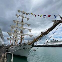 Harbour Auckland mexikanisches Schulschiff