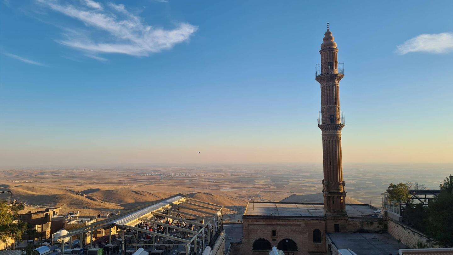 Very close to Syria, and it's obvious where political and physical geography align