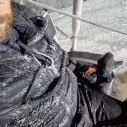 Lässig heute in der schneekanone