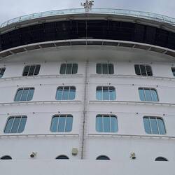 Brücke von Deck 5 aus