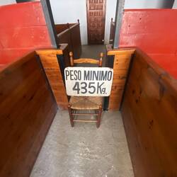 Die Bullen mussten mind. 435 kg wiegen, ansonsten wurden sie nicht zum Kampf zugelassen