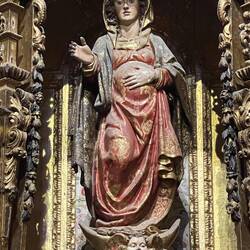 The Virgin of Expectation at the Tui Cathedral