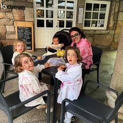 Entire families were in the Halloween spirit!