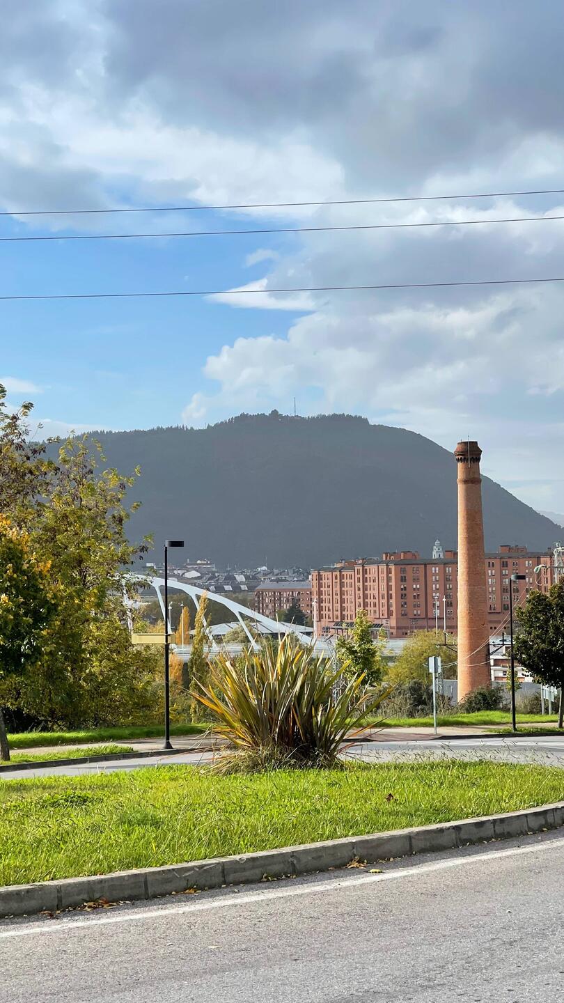 Da oben war ich gestern.