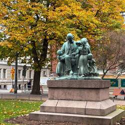 Lovely little square just up the road from us