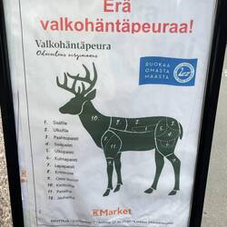 The various cuts of reindeer you can purchase