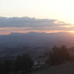 Die Sonne geht schon unter