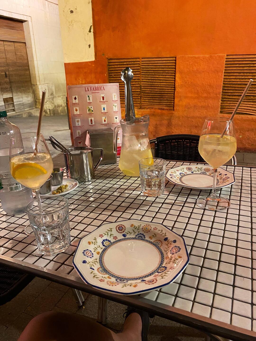 Weißer Sangria