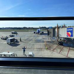 My plane arriving in Portland this morning