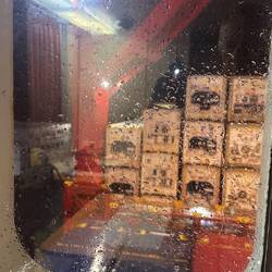 Jupiiii, die ersten sichtversperrenden Container sind weg!