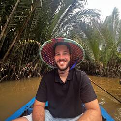 Boottochtje op de mekong