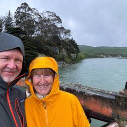 Brrr, bei 7 Grad und Regen