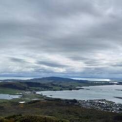 Ausblick über Bluff