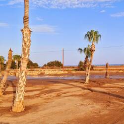 Auch hier noch ordentliche Pfützen!