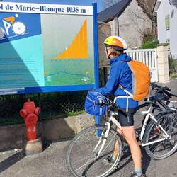 Og her er så planen for turen tilbage op til Col de Marie Blanque