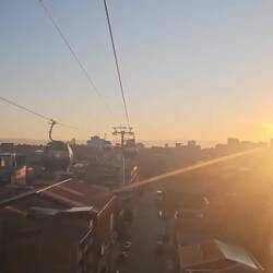 Sunset over El Alto
