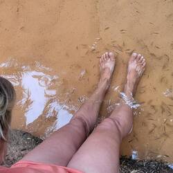 ...und Knabberfischfußpeeling