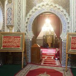 Das Mausoleum Moulay Idriss - richtig rein dürfen nur Muslime