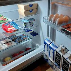 Der Kühlschrank ist voll