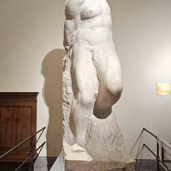 The 1st of the Four Prisoners...plaster casts of David