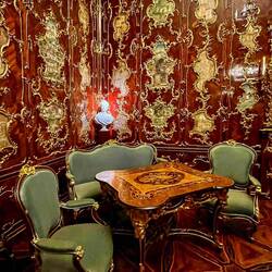 The Millions Room is where Maria Theresa granted private audiences ... Schloss Schönbrunn — Vienna.