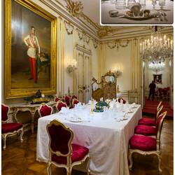 The Marie Antoinette Room served as the family dining room ... Schloss Schönbrunn — Vienna, Austria.