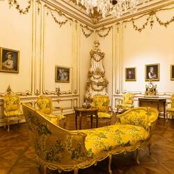 The Yellow Salon ... Schloss Schönbrunn — Vienna, Austria.