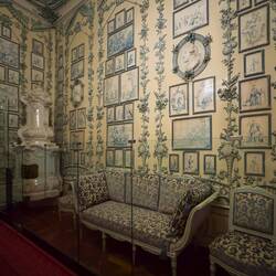 The Porcelain Room was Maria Theresa's private writing room ... Schloss Schönbrunn — Vienna.
