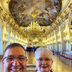 The Great Gallery ... amazing frescoes ... Schloss Schönbrunn — Vienna, Austria.
