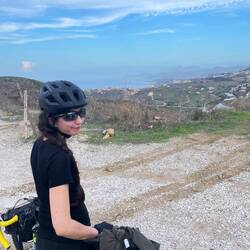 Premier voyage en vélo pour Amélie