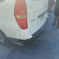 Der Tag endet mit einem kleinen Zwischenfall Wir sind 2. Gewinner, haben aber den geringeren Schaden