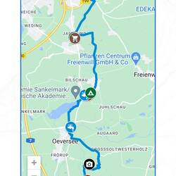 Geplante Route