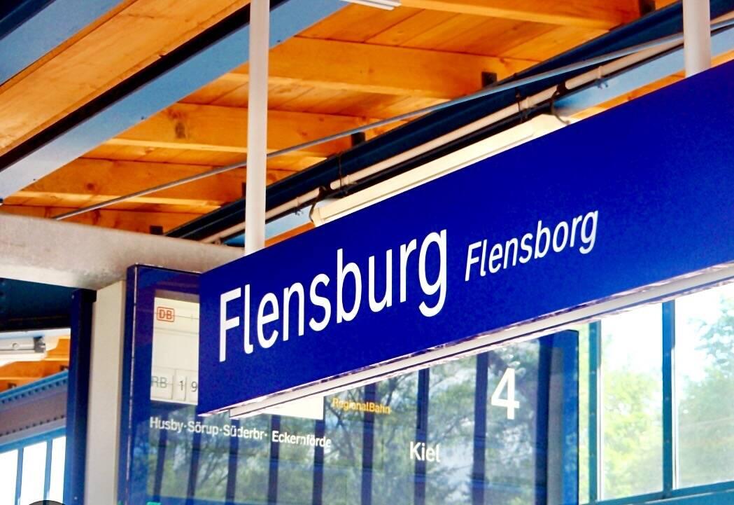 Flensburg hat einen überraschend kleinen Bahnhof