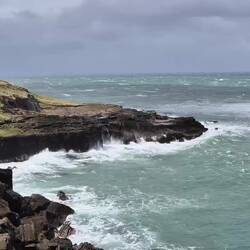 Das Handy gerade zu halten war gar nicht so einfach