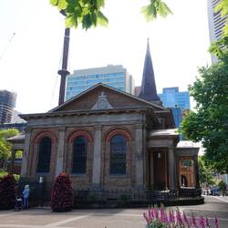 Die Kirche St James, von Sträflingen aus den Barracks erbaut
