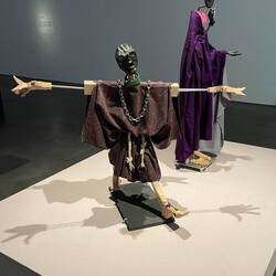 The Bearer of ill Tidings - the figures assume the role of pathfinders or protectors