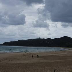 Byron Bay, im Hintergrund der Leuchtturm