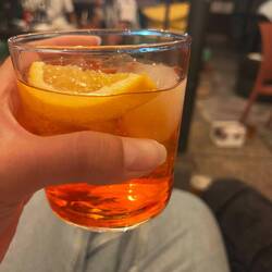 Boisson de bienvenue à l'auberge