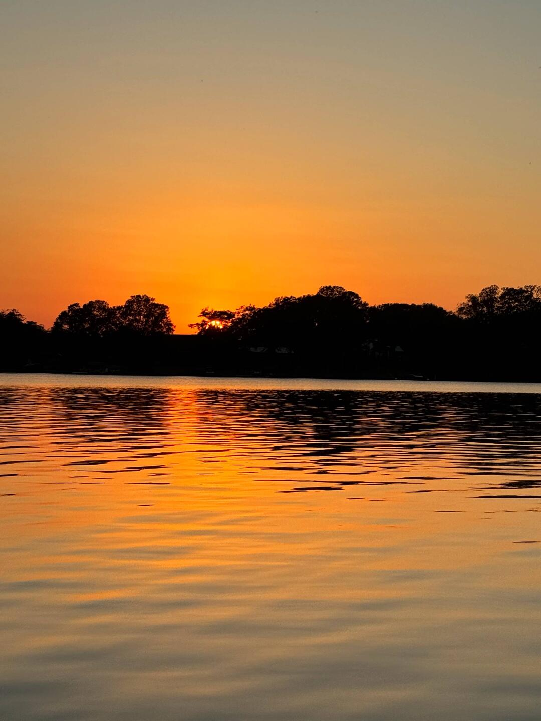 Sunset always looks better from a kayak